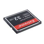 Carte Compact Flash Extreme 32 Go, vitesse de lecture 400 fois supérieure, jusqu'à 60 Mo/s (100 % de la capacité réelle), 32 Go