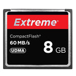 Carte Compact Flash Extreme 8 Go, vitesse de lecture 400 fois supérieure, jusqu'à 60 Mo/s (100 % de la capacité réelle), 8 Go