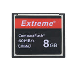 Carte Compact Flash Extreme 8 Go, vitesse de lecture 400 fois supérieure, jusqu'à 60 Mo/s (100 % de la capacité réelle), 8 Go