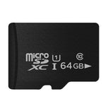 Carte mémoire microSD (TF) 64 Go haute vitesse classe 10, fabriquée à Taïwan. Vitesse d'écriture : 8 Mo/s, vitesse de lecture : 12 Mo/s (capacité réelle à 100 %). Carte nue de 64 Go.