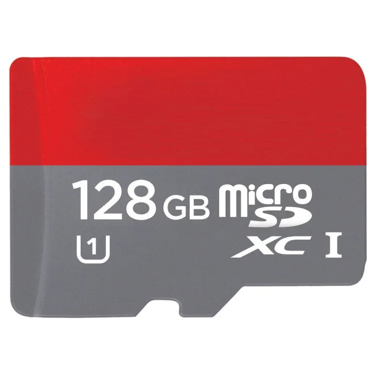 Carte mémoire TF/Micro SDHC UHS-1 (U1) haute vitesse classe 10 de 128 Go, écriture : 15 Mo/s, lecture : 30 Mo/s (capacité réelle à 100 %), 128 Go