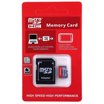 Carte mémoire TF/Micro SDHC UHS-1 (U1) haute vitesse classe 10 de 256 Go, écriture : 15 Mo/s, lecture : 30 Mo/s (capacité réelle à 100 %), 256 Go