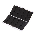 Boîte de protection pour cartes mémoire 16-en-1 pour 16 cartes TF, 8 TF + 8 TF Argent