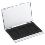 Étui de protection et de rangement pour 6 cartes mémoire, dimensions : 92 x 60 x 9 mm, lot de 6
