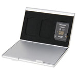 2 étuis de protection 3 en 1 pour cartes mémoire SD, dimensions : 93 mm (L) x 62 mm (l) x 10 mm (H)
