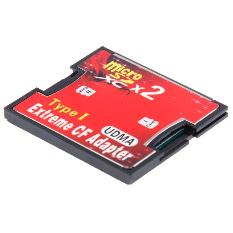 Adaptateur de carte mémoire Micro SD vers CF Compact Flash à 2 emplacements, 2 emplacements