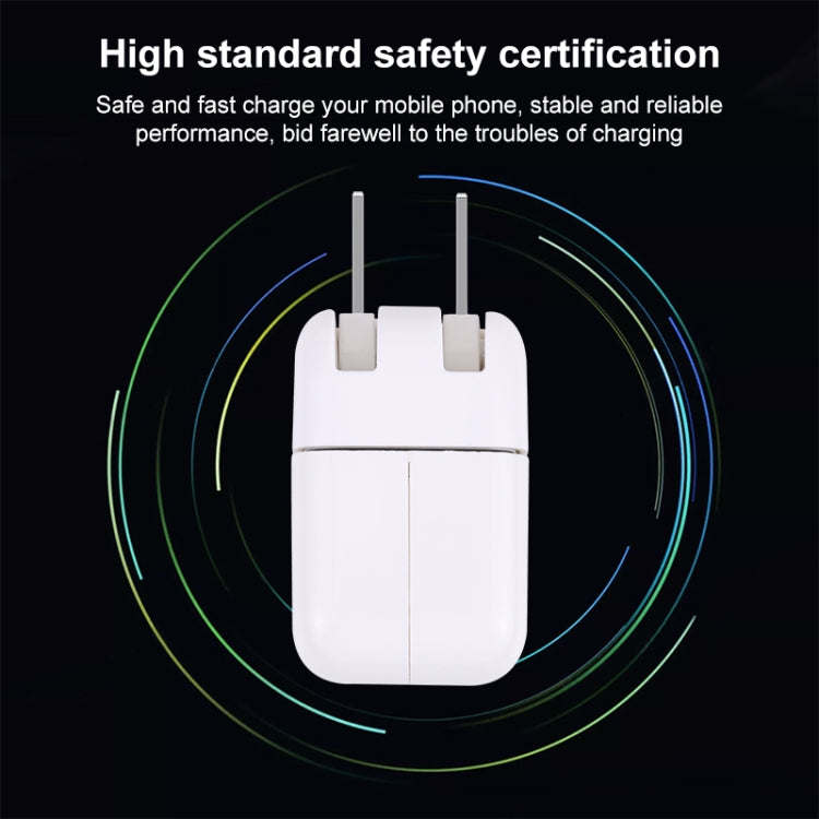 Adaptateur chargeur USB 10W avec prise pliable, prise US, prise US