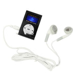 Lecteur MP3 avec emplacement carte TF / Micro SD, écran LCD, clip métallique, avec écran LCD
