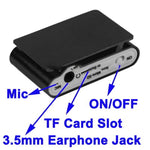 Lecteur MP3 avec emplacement carte TF / Micro SD, écran LCD, clip métallique, avec écran LCD