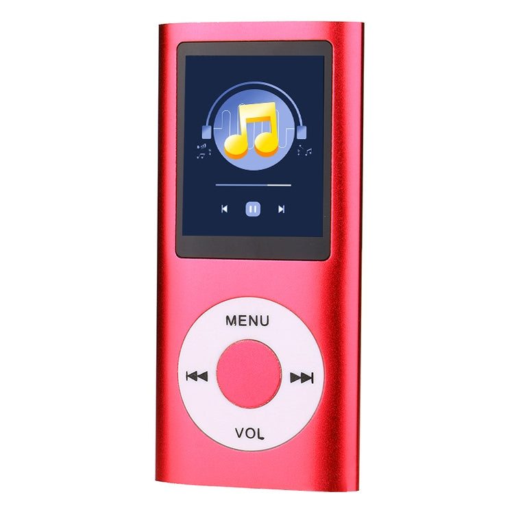 Lecteur MP4 métallique avec écran TFT 1,8 pouce et emplacement carte TF, support enregistreur, radio FM, livre électronique et calendrier, Lecteur MP4