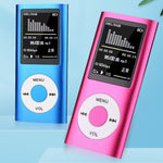 Lecteur MP4 métallique avec écran TFT 1,8 pouce et emplacement carte TF, support enregistreur, radio FM, livre électronique et calendrier, Lecteur MP4