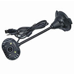 Webcam/Caméra PC USB 2.0 de 5,0 mégapixels sans pilote avec micro et 4 lumières LED, longueur du câble : 1,1 m