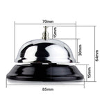 Clochette en acier inoxydable pour café / bar / cuisine d'hôtel, appel de service, QJ125