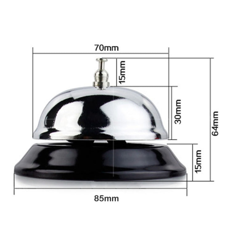 Clochette en acier inoxydable pour café / bar / cuisine d'hôtel, appel de service, QJ125