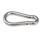 Mousqueton en acier inoxydable M7 avec crochet à ressort, outil multifonction, boucle de verrouillage pour alpinisme, crochet de camping, diamètre intérieur : 6,84 mm, M7