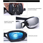 Lunettes de natation professionnelles, ZHANYA2588 (Rose), ZHANYA2588 (Noir), ZHANYA2588 (Bleu)
