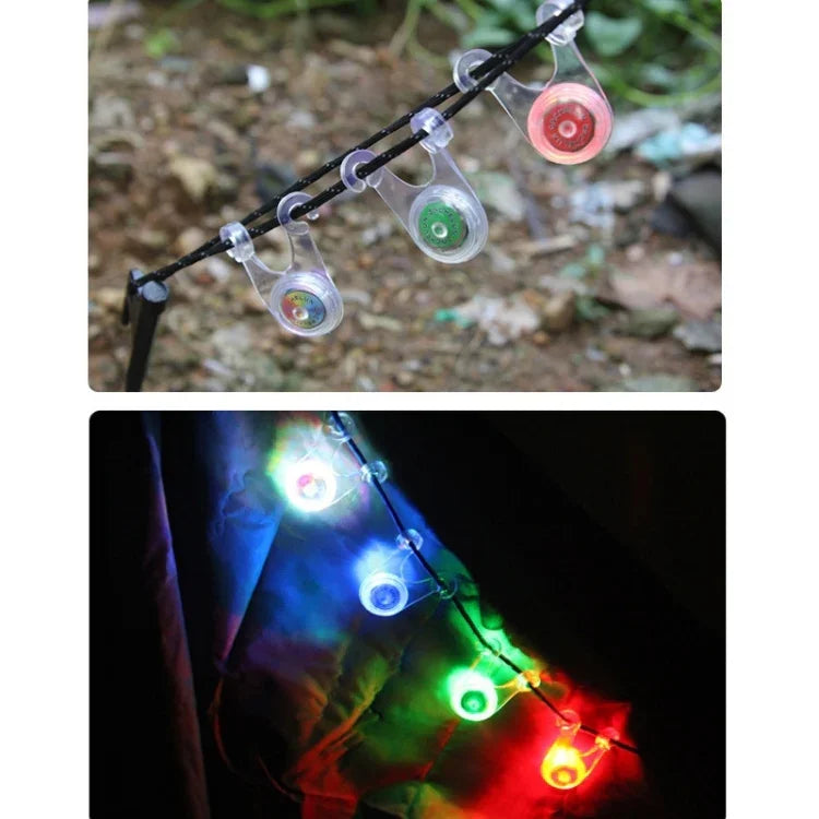Tente de camping extérieure portable à LED étanche, lampe suspendue, livraison de couleur aléatoire