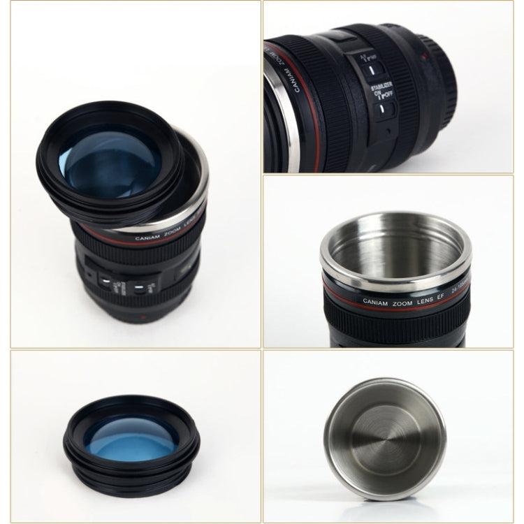 Tasse Mug Objectif Appareil Photo 400ML Caniam EF 24-105mm F4 Tasse Filtre pour Café Lait Eau comme Cadeau, 400ML, Tasse Objectif Appareil Photo