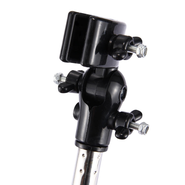 Support parapluie pliable universel en acier inoxydable réglable pour vélo et moto, support de montage avec angle ajustable