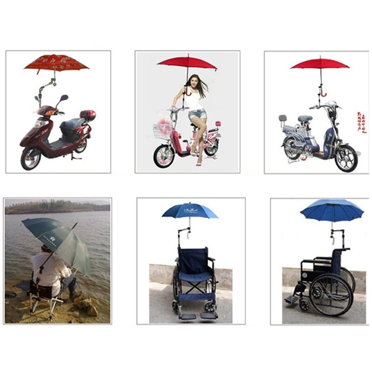 Support parapluie pliable universel en acier inoxydable réglable pour vélo et moto, support de montage avec angle ajustable