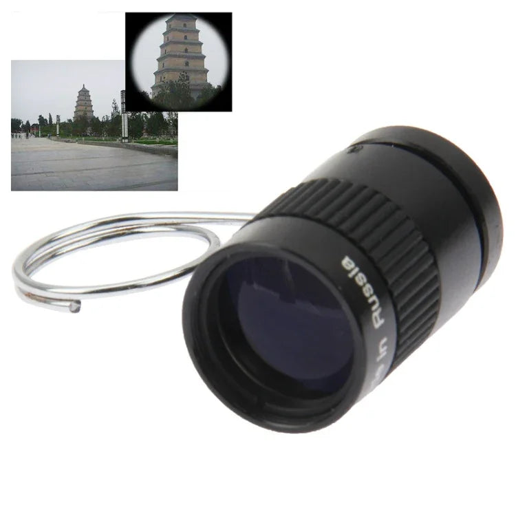 Mini monoculaire 2,5 X 17,5, télescope de poche à pouce, 2,5x17,5