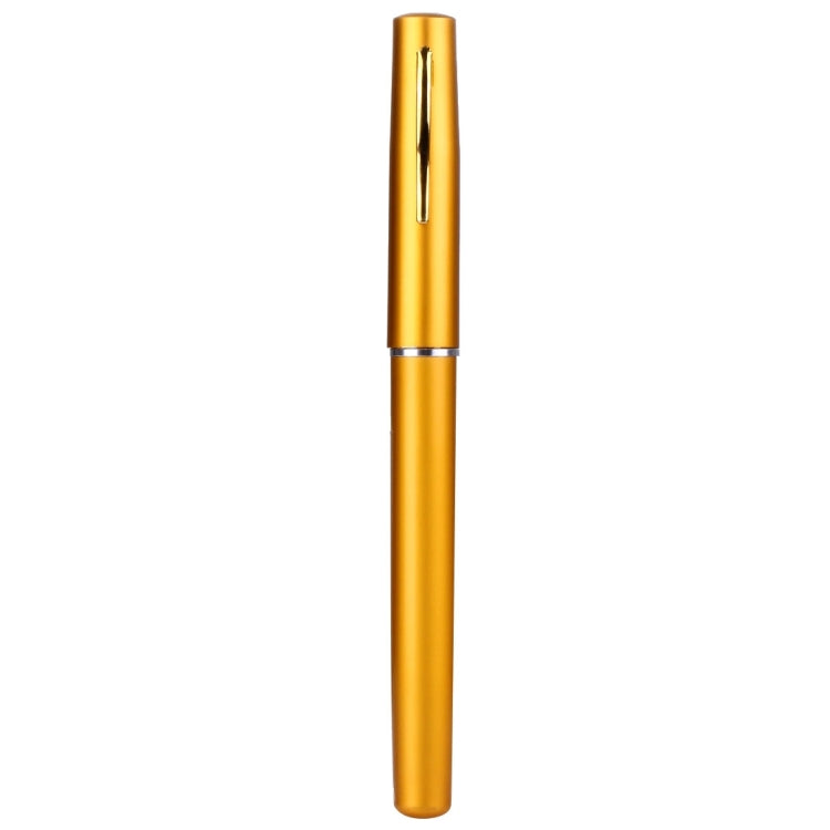 Canne à pêche de style stylo, volant d'inertie doré, poulie circulaire dorée, volant d'inertie argenté