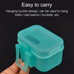 Boîte à appâts en plastique pour vers de terre, crevettes et insectes de pêche, boîte à appâts pour crevettes et insectes