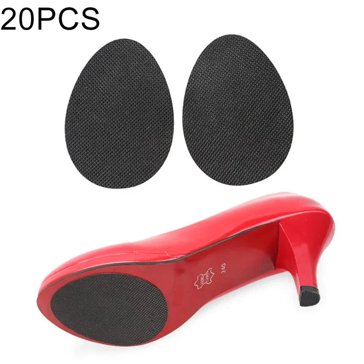 10 paires de coussinets antidérapants pour semelles de chaussures à talons hauts unisexes