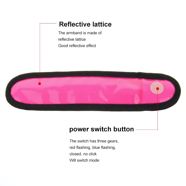 Bâton lumineux à clipser avec batterie, marqueur à bande polymère LED, LED magenta, LED verte, LED orange
