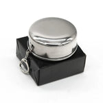 Stainless Steel Retractable Outdoor Cup  Size: 85 x 72 x 72 mm (Big), Size: 85 x 72 x 72 mm