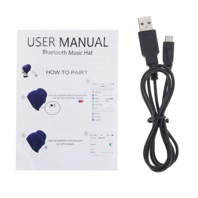 Casque Bluetooth My-Call V3.0 avec cache-oreilles chauds pour l'hiver, compatible avec iPhone 6 et 6s / iPhone 5 et 5S / iPhone 4 et 4S et autres appareils Bluetooth