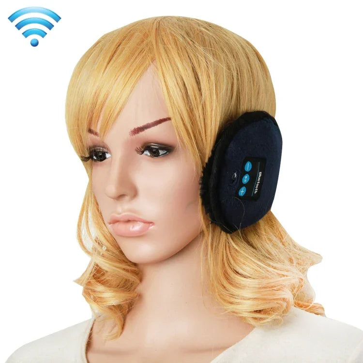Casque Bluetooth My-Call V3.0 avec cache-oreilles chauds pour l'hiver, compatible avec iPhone 6 et 6s / iPhone 5 et 5S / iPhone 4 et 4S et autres appareils Bluetooth