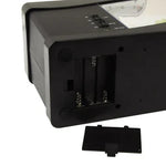 Aquarium de bureau USB Mini aquarium avec eau courante et 6 lumières LED, affichage LCD avec calendrier, heure et alarme (contient 1,5 pintes d'eau)