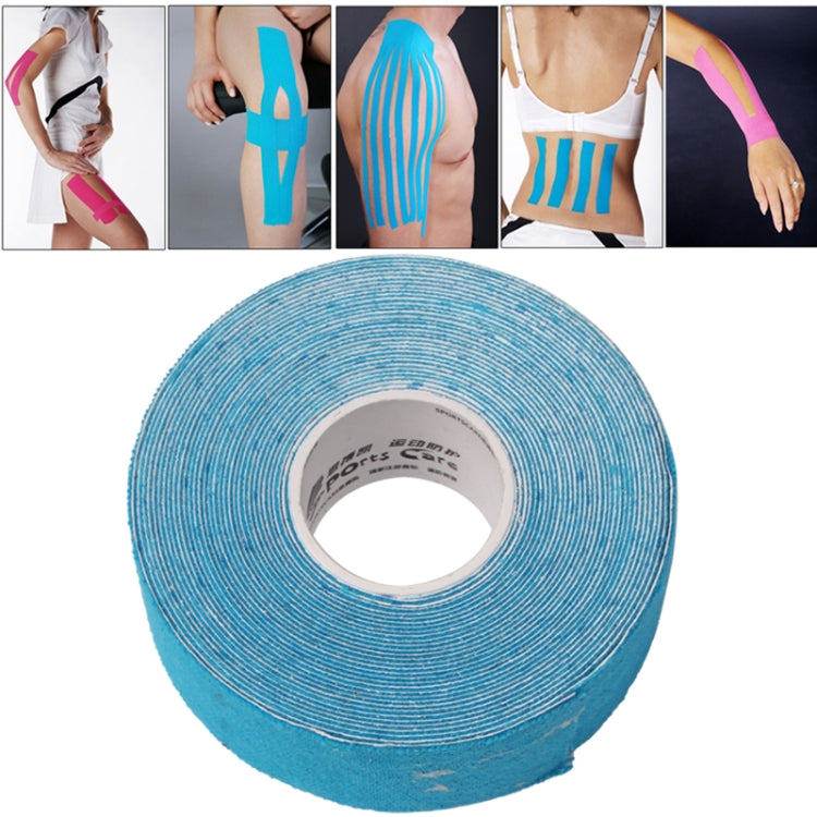 Bande kinésiologique étanche pour soin musculaire sportif, bandage thérapeutique, taille : 5 m (L) x 2,5 cm (W), taille : 5 m x 2,5 cm
