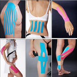 Bande kinésiologique étanche pour soin musculaire sportif, bandage thérapeutique, taille : 5 m (L) x 2,5 cm (W), taille : 5 m x 2,5 cm