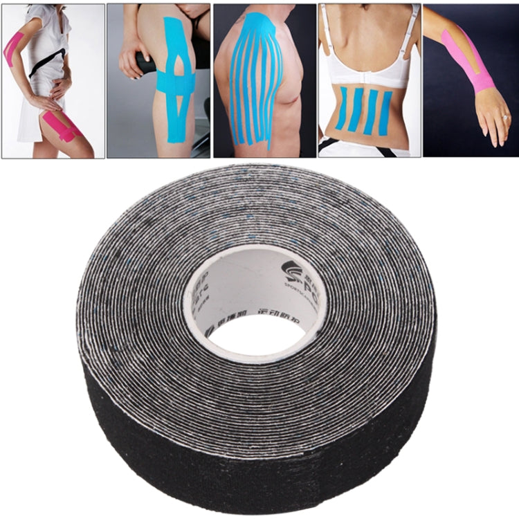 Bande kinésiologique étanche pour soin musculaire sportif, bandage thérapeutique, taille : 5 m (L) x 2,5 cm (W), taille : 5 m x 2,5 cm