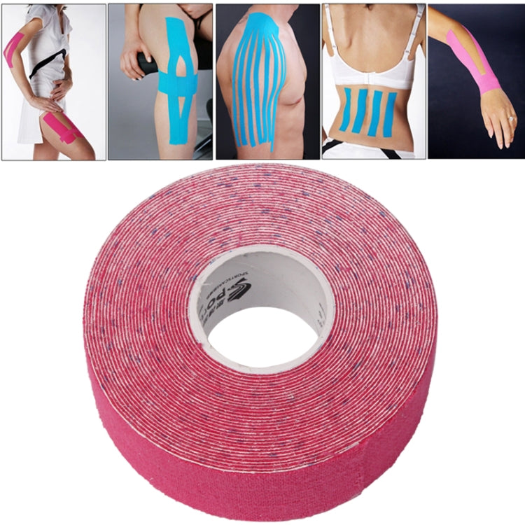 Bande kinésiologique étanche pour soin musculaire sportif, bandage thérapeutique, taille : 5 m (L) x 2,5 cm (W), taille : 5 m x 2,5 cm