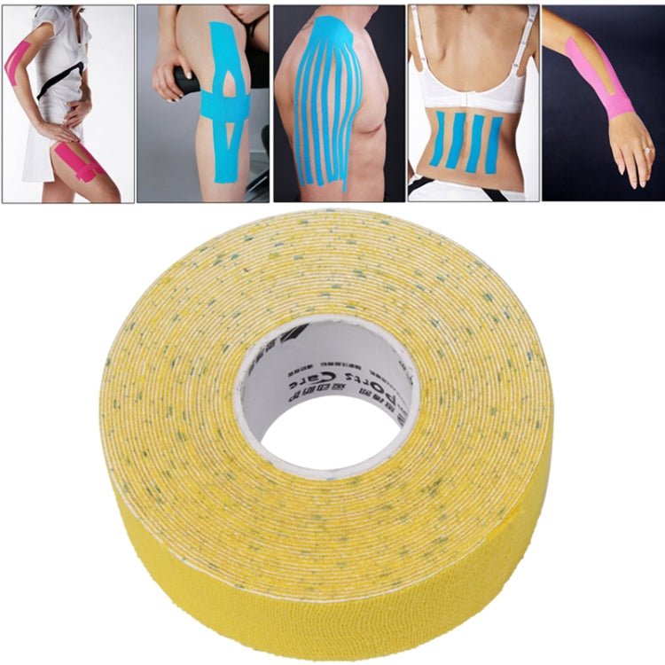 Bande kinésiologique étanche pour soin musculaire sportif, bandage thérapeutique, taille : 5 m (L) x 2,5 cm (W), taille : 5 m x 2,5 cm