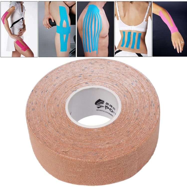 Bande kinésiologique étanche pour soin musculaire sportif, bandage thérapeutique, taille : 5 m (L) x 2,5 cm (W), taille : 5 m x 2,5 cm