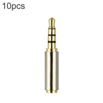 Connecteur jack audio 3,5 mm 4 broches vers adaptateurs 2,5 mm 4 broches (10 pièces dans un paquet, prix pour 10 pièces), mâle 3,5 mm vers femelle 2,5 mm