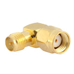 Adaptateur plaqué or, RP-SMA mâle vers femelle