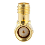 Adaptateur plaqué or, RP-SMA mâle vers femelle