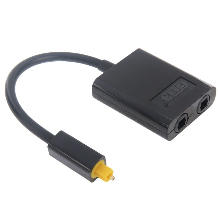 Séparateur audio fibre optique Toslink numérique EMK 1 vers 2 câble adaptateur pour lecteur DVD, 1 vers 2