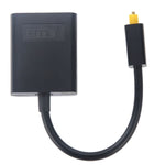 Séparateur audio fibre optique Toslink numérique EMK 1 vers 2 câble adaptateur pour lecteur DVD, 1 vers 2