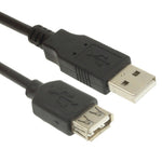 Câble d'extension USB 2.0 AM vers AF, longueur : 1,5 m, longueur : 1,5 m