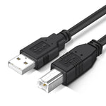Câble d'extension imprimante USB 2.0 AM vers BM, longueur : 3 m, longueur : 3 m