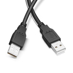 Câble d'extension USB 2.0 AM vers AM, longueur : 1,5m, 1,5m