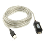 Câble d'extension USB 2.0, longueur : 5M, câble d'extension, longueur : 5m
