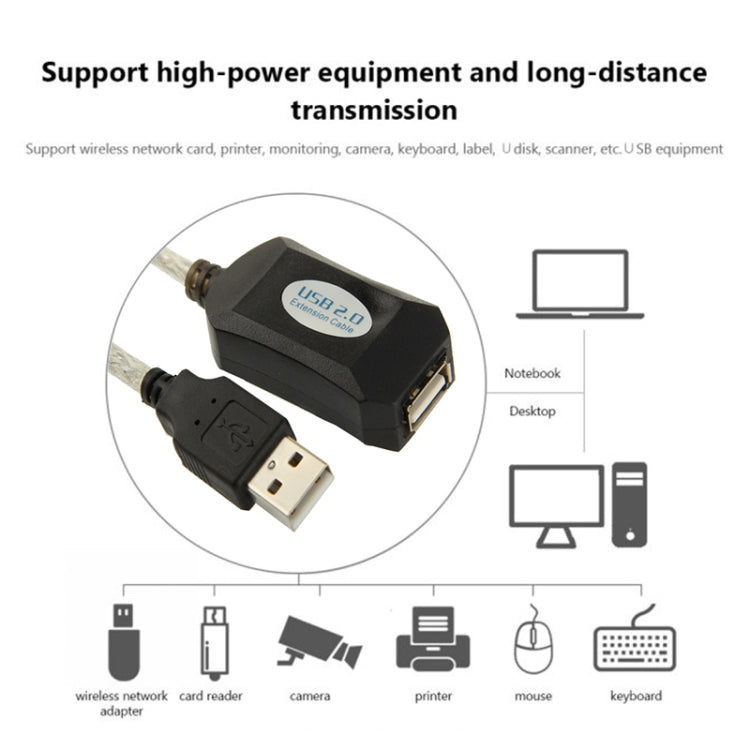Câble d'extension USB 2.0, longueur : 5M, câble d'extension, longueur : 5m
