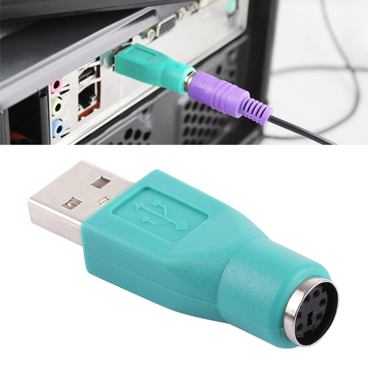 Adaptateur USB A mâle vers mini DIN6 femelle (PS/2 vers USB), PS/2 femelle vers USB mâle